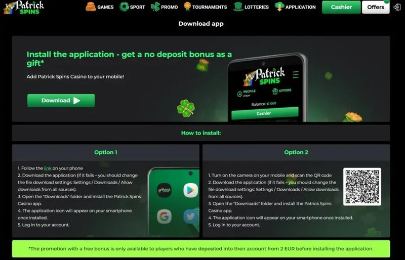 Learn about patrick spins casino uk